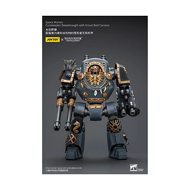 Warhammer The Horus Heresy - Figurine 1/18 Space Wolves Contemptor Dreadnought with Gravis Bolt