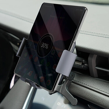 Acheter Avizar Support Voiture QI 15W pour Smartphone Pliable type Fold (toute marque)  Argent et Noir