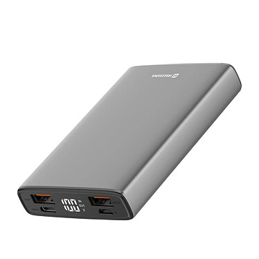 Swissten Powerbank 20W USB-C Power Delivery et USB Quick Charge 10000mAh  Gris