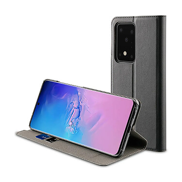 Avis Muvit Étui pour Galaxy S20 Ultra 5G Édition Folio Stand avec 2 Eamplacement de Cartes Noir