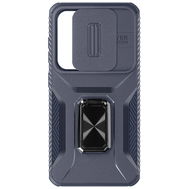 Avizar Coque pour Samsung Galaxy S24 Bague Support Cache caméra Bleu Nuit