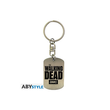 THE WALKING DEAD - Porte-clés Plaque militaire logo