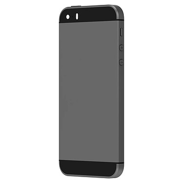 Clappio Châssis iPhone SE avec Vitre arrière de remplacement Noir