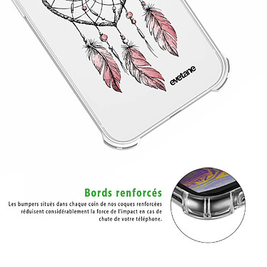 Acheter Evetane Coque iPhone 13 Mini anti-choc souple angles renforcés transparente Motif Attrape coeur