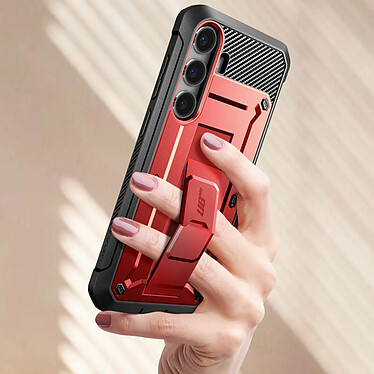 Acheter Supcase Coque Intégrale pour Samsung Galaxy S24 Plus Antichoc avec Béquille Rouge