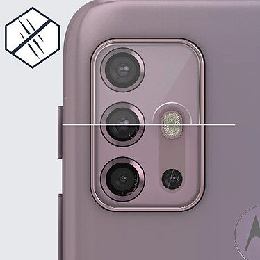 Avizar Protection Caméra Motorola Moto G30, G20 et G10 Verre Trempé 9H Transparent pas cher