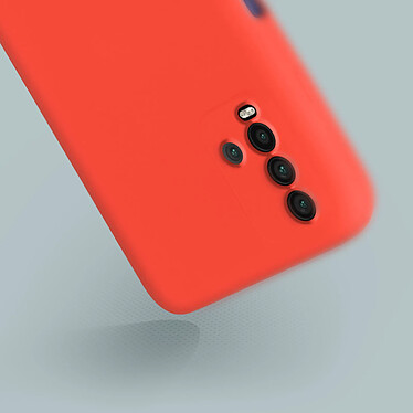 Avis Avizar Coque Xiaomi Redmi 9T Silicone Gel Semi-rigide avec Dragonne rouge