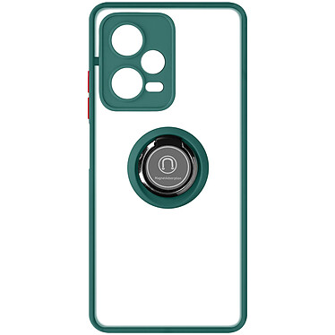 Avizar Coque pour Xiaomi Redmi Note 12 Pro Plus 5G Bi-matière Bague Métallique Support Vidéo Vert