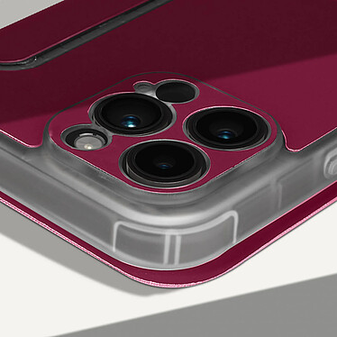 Acheter Avizar Etui pour iPhone 14 Pro Max Clapet Magnétique avec Porte Carte  bordeaux