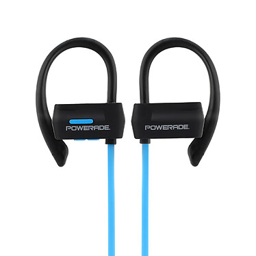 Acheter Powerade 480022 - Ecouteurs intra auriculaire sport bluetooth - noir et bleu cyan