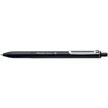 PENTEL Stylo à bille rétractable iZee, noir x 12