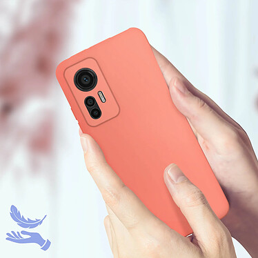 Acheter Avizar Coque pour Xiaomi 12 Lite Silicone Semi-rigide Finition Soft-touch Fine  rose