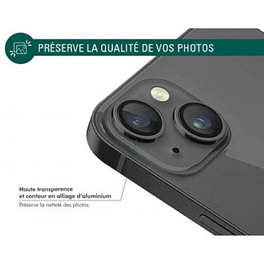 Acheter Force Glass Protecteur d'objectif de caméra pour iPhone 15/15Plus Original Ultra-résistant Noir