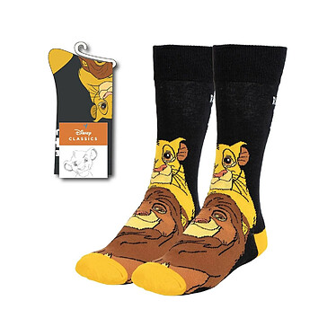 Disney - Paire de chaussettes Le roi lion Simba & Mufasa 36-43