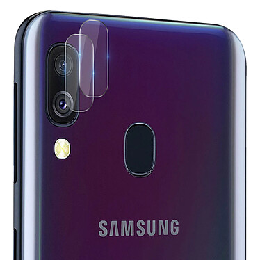 iMak 2 Vitres Protection Caméra pour Samsung Galaxy A40 Antichocs  Transparent