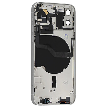 Acheter Clappio Châssis Complet pour iPhone 12 Cadre central et Vitre arrière Blanc