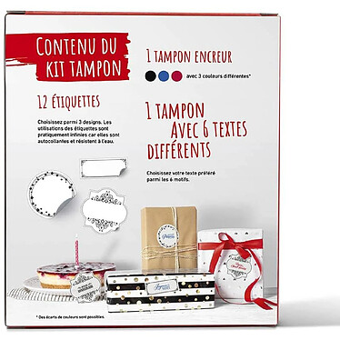 Acheter TRODAT Tampon Vintage Bois OCCASION SPECIALE avec 6 Formules et 3 Couleurs