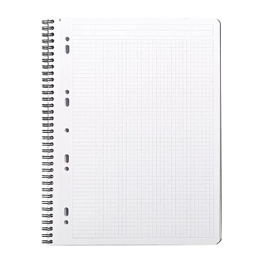 Avis RHODIA Notebook RHODIACTIVE 90g RI A4+ 160p 5x5C mcrprf. + 9tr, règle PP + 6 m-p repositionnables