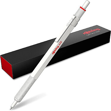 ROTRING Stylo à bille rétractable 600, perle blanche