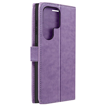 Avizar Étui Mandala Attrape Rêves pour Galaxy S23 Ultra Portefeuille  Violet