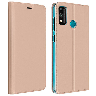 Dux Ducis Housse Honor 9X Lite Étui Porte-carte Fonction Support Vidéo  Rose Gold