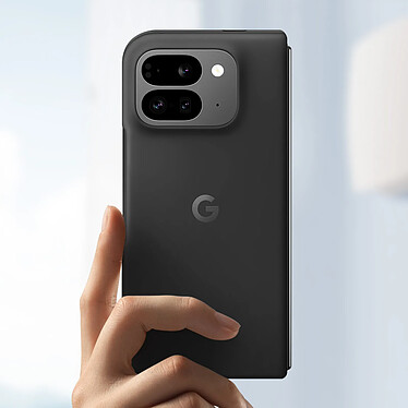 Google Coque d'origine Google Pixel 9 Pro Fold Mat Soft Touch Caméra Protégée Noir pas cher