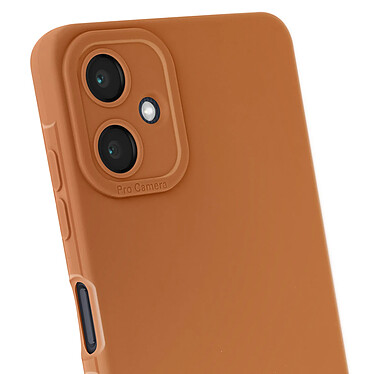 Avis Avizar Coque pour Samsung Galaxy A06 Silicone Mat Bloc Caméra Protégé Marron