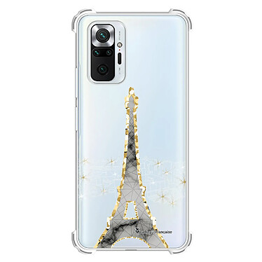 LaCoqueFrançaise Coque Xiaomi Redmi Note 10 Pro Silicone antichocs Solides coins renforcés  transparente Motif Illumination de paris