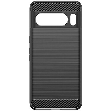 Avizar Coque pour Google Pixel 8 Pro Effet Carbone Silicone Flexible Antichoc  Noir