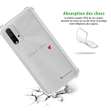 Avis LaCoqueFrançaise Coque Xiaomi Redmi 9T Silicone antichocs Solides coins renforcés  transparente Motif Dolce Vita