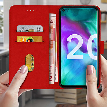 Avis Avizar Étui Honor 20 et Huawei Nova 5T Housse Porte-cartes Fonction Support - Rouge