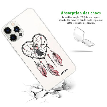 Avis Evetane Coque iPhone 12 Pro Max 360 intégrale transparente Motif Attrape coeur Tendance