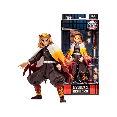 Demon Slayer: Kimetsu no Yaiba - Figurine Kyojuro Rengoku 18 cm pas cher