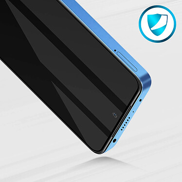 Avizar Verre Trempé pour Xiaomi Redmi Note 11 et Note 11s Résistant Dureté 9H Anti-explosion  Contour Noir pas cher