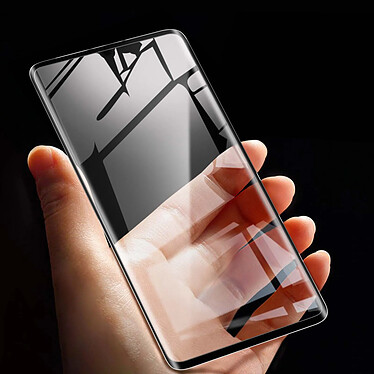 Avizar Film pour Galaxy S10 Lite Verre Trempé 9H Résistant Transparent au Contour Noir pas cher