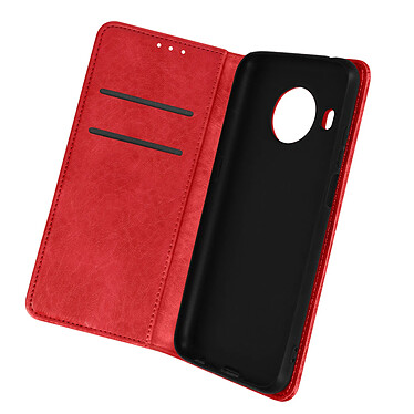 Avizar Étui pour Nokia X10 et Nokia X20 Folio Portefeuille Fonction Support Rouge