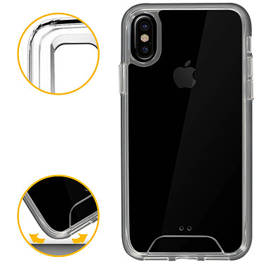 Avizar Coque Transparent Bi-matières pour Apple iPhone X , Apple iPhone XS pas cher