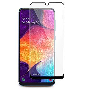 Tiger Verre de protection d'écran pour Samsung Galaxy A50 Incurvé Antichoc Transparent