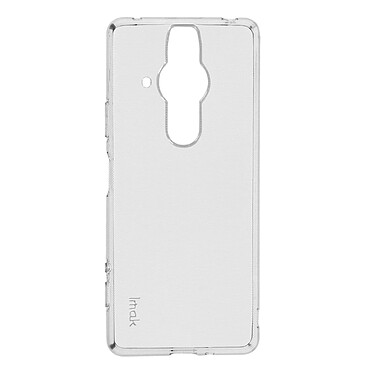 iMak Coque pour Sony Xperia Pro-I Silicone Gel Résistant Fine  Transparent