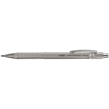 BIC Porte mines rechargeable CRITERIUM Luxe Silver HB 2 mm x 12