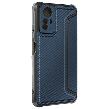 Avizar Étui pour Xiaomi Redmi Note 12S Clapet Porte-carte Coins Renforces Bleu Nuit