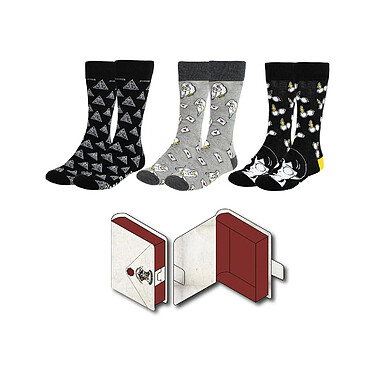 Harry Potter - Pack 3 paires de chaussettes Harry Potter 38-45