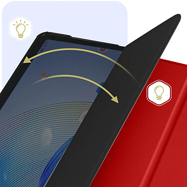 Avizar Housse pour Honor Pad X9 Clapet Trifold Support video / clavier Mise en Veille  Rouge pas cher