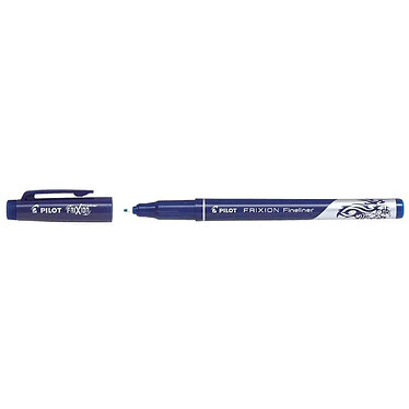 PILOT Stylo feutre Fineliner FRIXION Effaçable bleu x 12