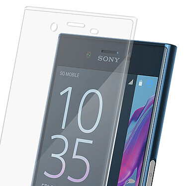 Avizar Film Verre trempé Ultra-résistant 9H Sony Xperia XZ - Côtés incurvés pas cher