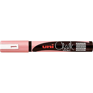 UNI-BALL Marqueur craie Chalk PWE5M, rouge métallique