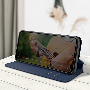 Avis Avizar Étui pour Xiaomi Poco M3 Porte-carte Support Vidéo Clapet Magnétique  Bleu Nuit