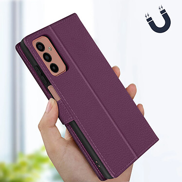 Avizar Étui pour Samsung Galaxy A23 5G et M23 5G Clapet Portefeuille Support Vidéo Dragonne  violet pas cher