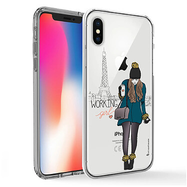 LaCoqueFrançaise Coque iPhone X/Xs 360 intégrale Working girl Tendance