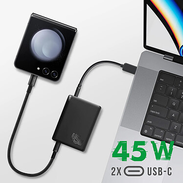 Avis 4smarts Chargeur Externe 10000mAh 2 USB-C 45W Design Compact Pocket Slim  Noir